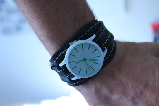 Upcycled Bike Inner Tube Watch