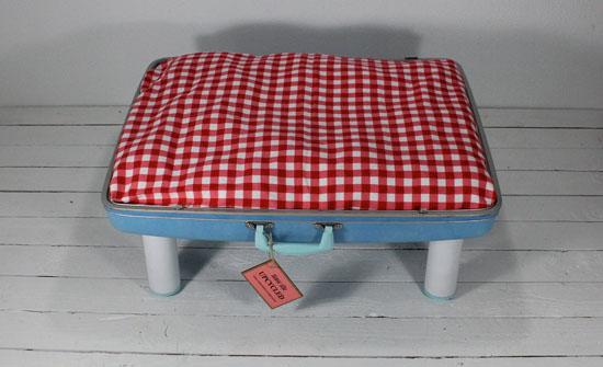 Upcycled Suitcase Pet Bed