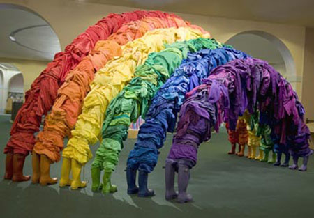 Used Clothes Sculpture