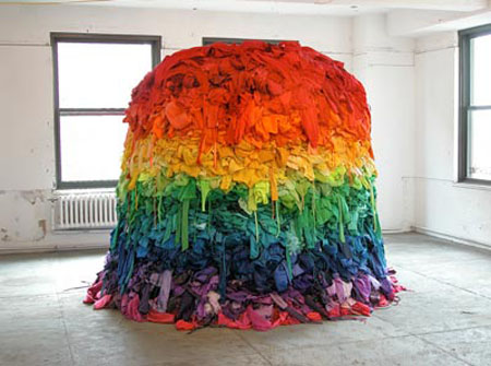 Used Clothes Sculpture