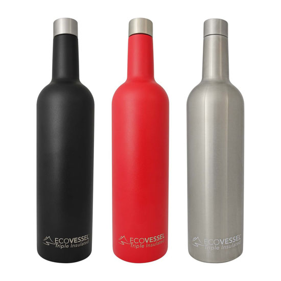 VINE Insulated Stainless Steel Wine Bottle by EcoVessel