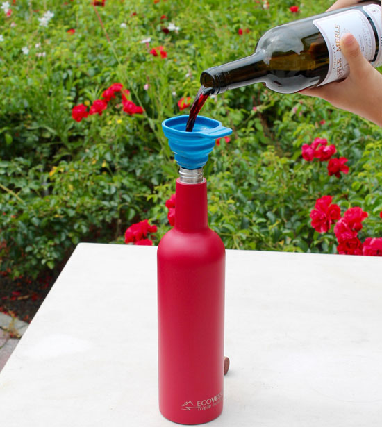 VINE Insulated Stainless Steel Wine Bottle by EcoVessel