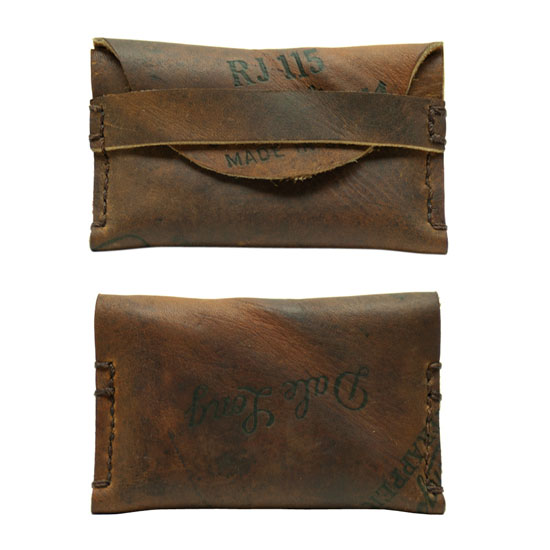Wallet from Old Baseball Gloves 