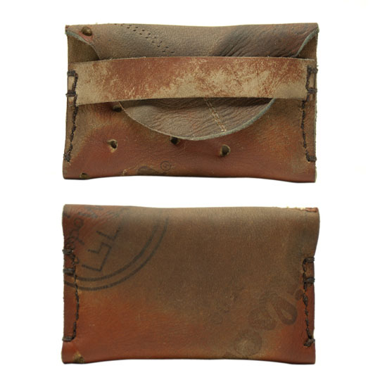 Wallet from Old Baseball Gloves 