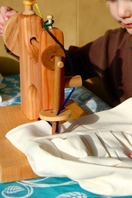 Wood Toy Sewing Machine