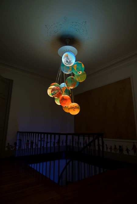 World Inside Out Chandelier